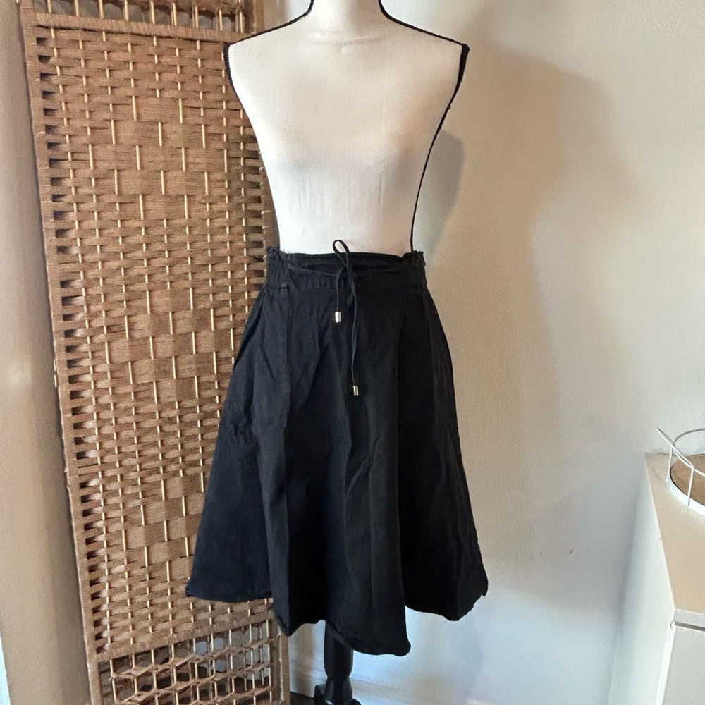 Midi Black Women's Skirt